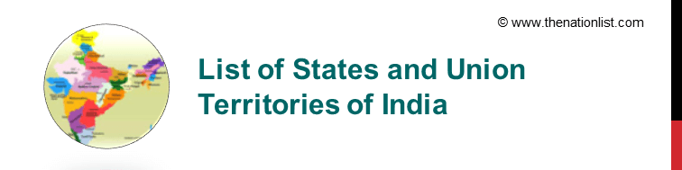 List of States and Union Territories of India